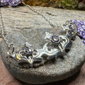 Inverness Thistle Amethyst Necklace