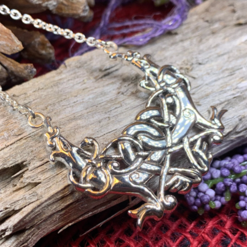 Airica Celtic Viking Silver Necklace