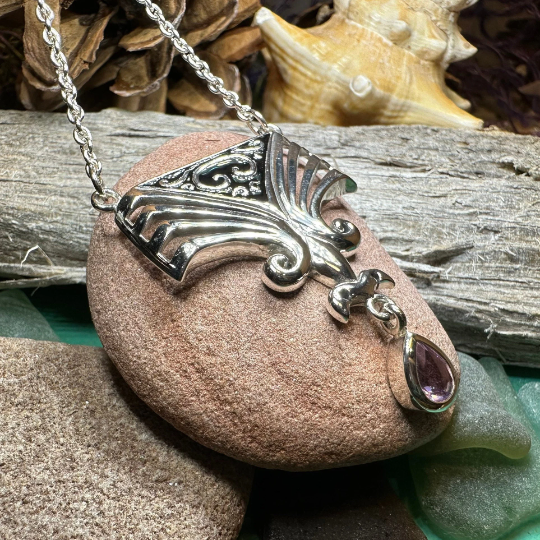 Aina Celtic Amethyst Necklace