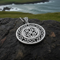 Runa Four Trinity Knot Necklace in Sterling Silver
