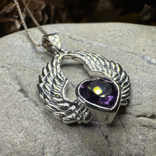 Sidney Angel Wings Necklace in Sterling Silver