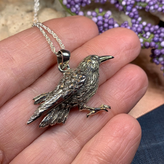 Eir Raven Necklace