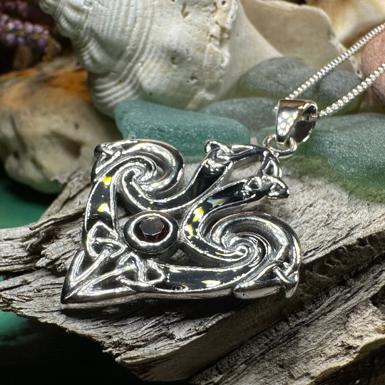 Ove Celtic Trinity Knot Necklace in Sterling Silver