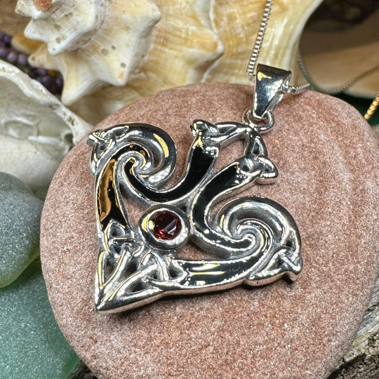Ove Celtic Trinity Knot Necklace in Sterling Silver