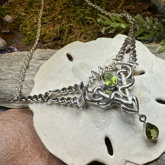 Celtic Queen Necklace in Sterling Silver
