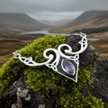 Meegan Celtic Trinity Knot Necklace in Sterling Silver
