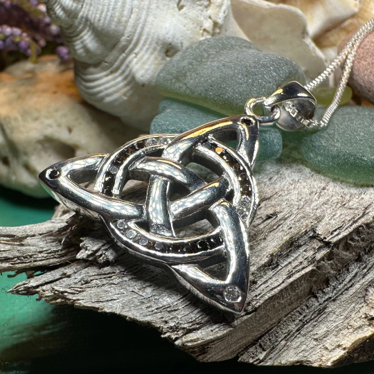 Ombre Celtic Trinity Knot Necklace