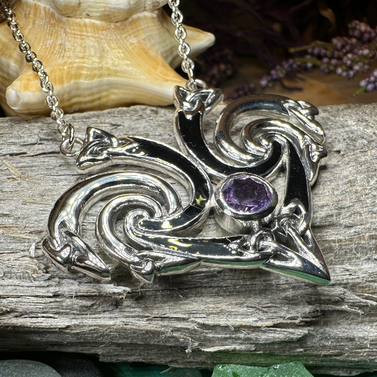 Marsaili Trinity Knot Necklace