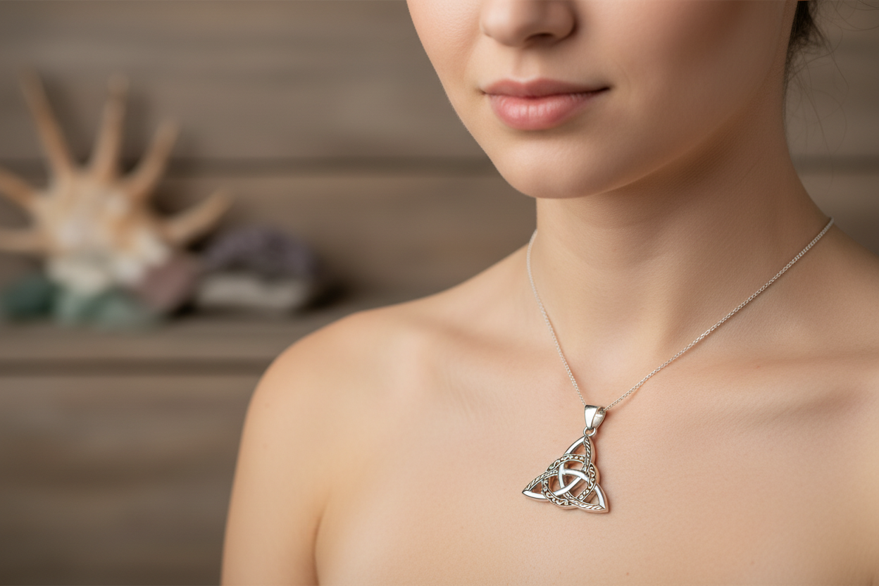 Larina Trinity Knot Necklace
