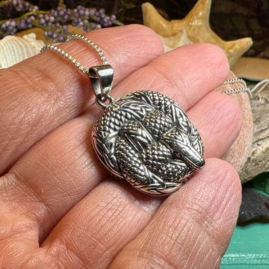 Forever Bound Celtic Snake Necklace