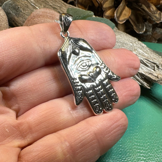Love Hamsa Hand Necklace