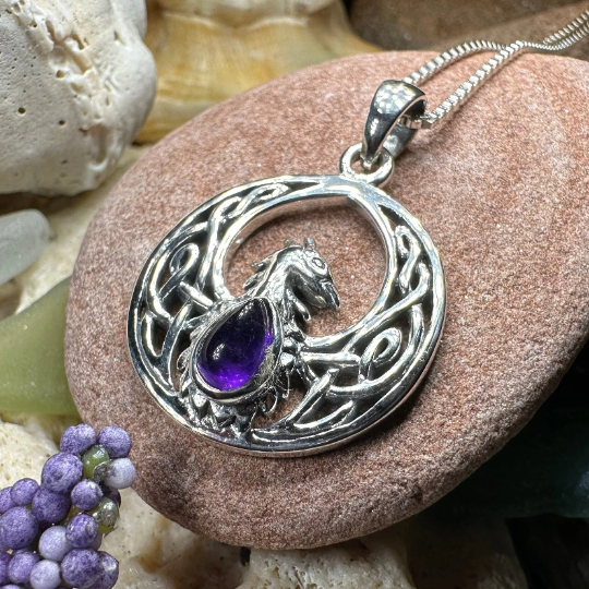 Celtic Phoenix Necklace in Sterling Silver