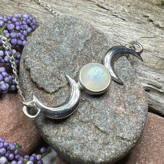 Nialla Triple Moon Necklace