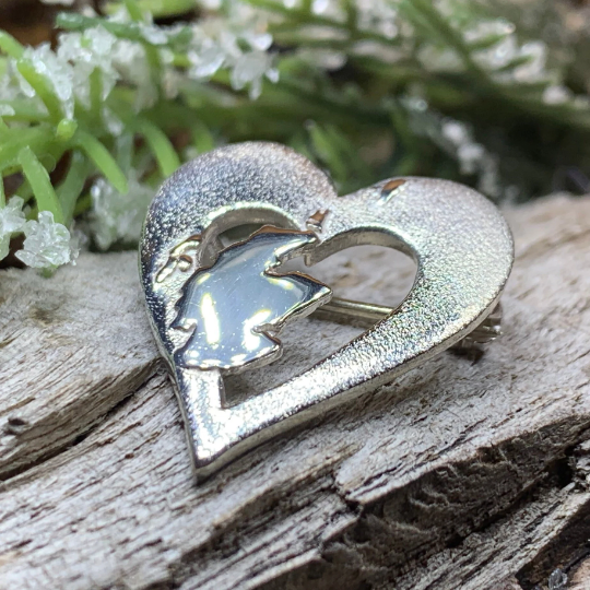 Scotland Forever Sterling Silver Brooch - Handmade in Scotland