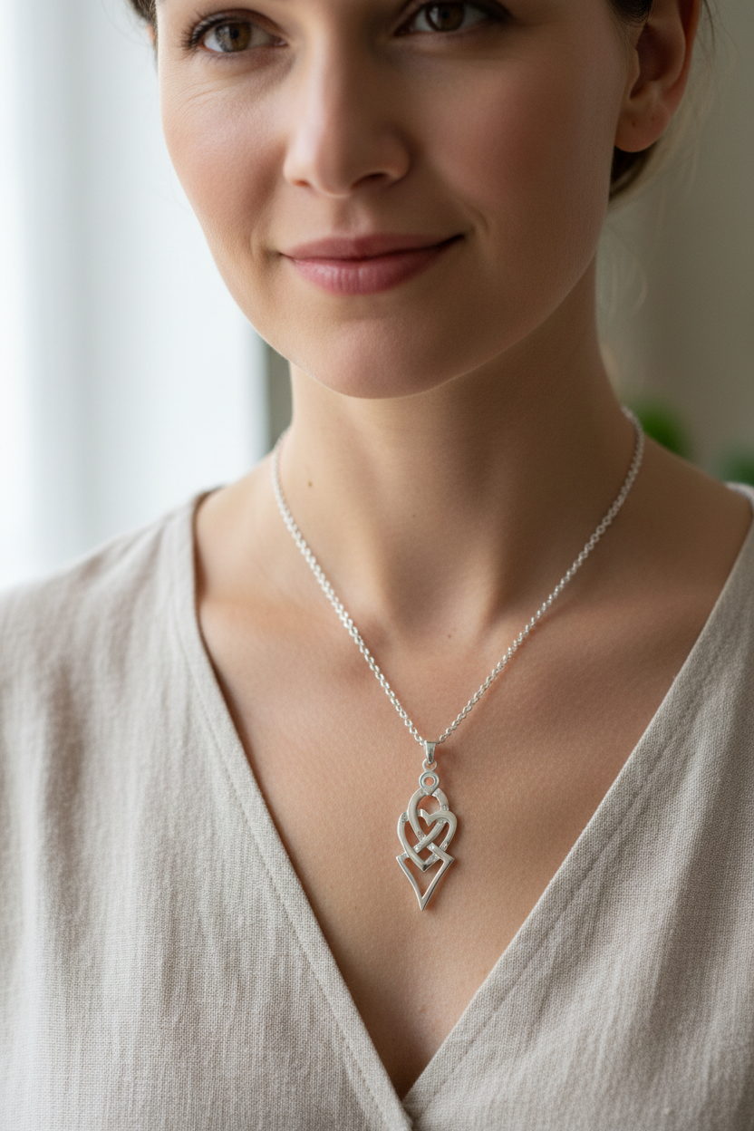 Fior Celtic Love Knot Necklace - Handmade in Scotland