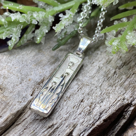 Mairi Triple Thistle Necklace - Handmade in Scotland