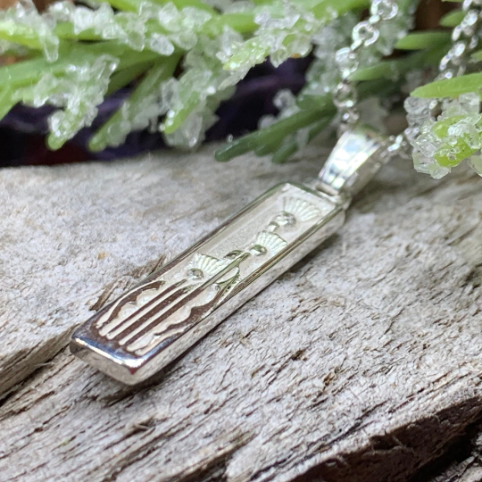 Mairi Triple Thistle Necklace - Handmade in Scotland