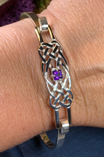 Dunrobin Celtic Knot Bracelet - Handmade in Scotland
