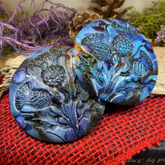Scotland Triple Thistle Brooch - Handmade in Scotland