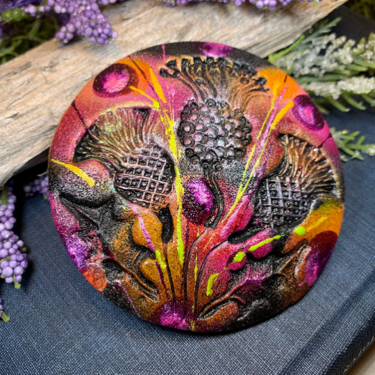 Scotland Triple Thistle Brooch - Handmade in Scotland