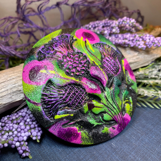 Scotland Triple Thistle Brooch - Handmade in Scotland