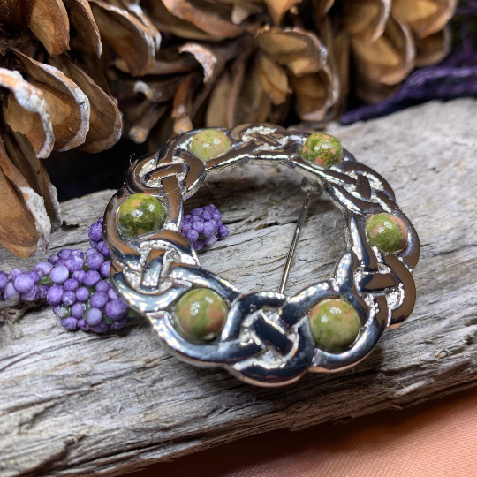 Iona Celtic Knot Brooch - Handmade in Scotland