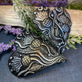 Double Thistle Love Brooch - Handmade in Scotland