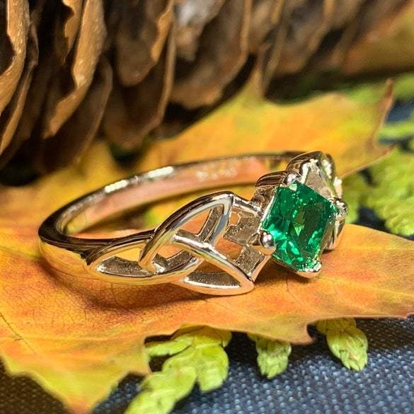 Sylvia Celtic Trinity Knot Ring