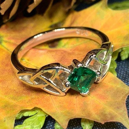 Sylvia Celtic Trinity Knot Ring