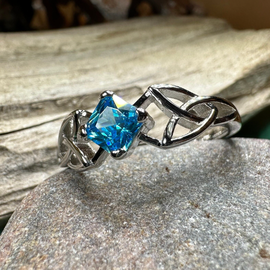 Sylvia Celtic Trinity Knot Ring